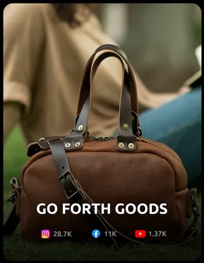 Go Forth Goods creative produced by August Marketing